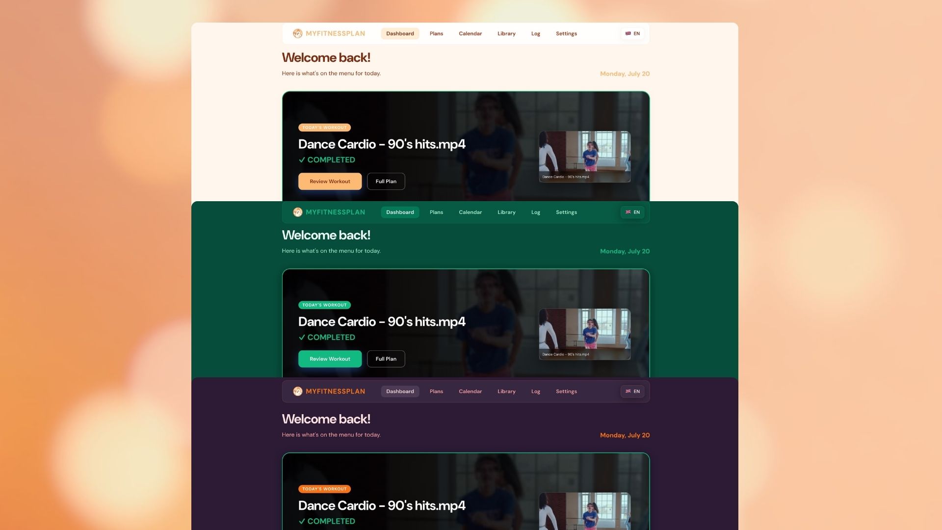 Customizable color themes